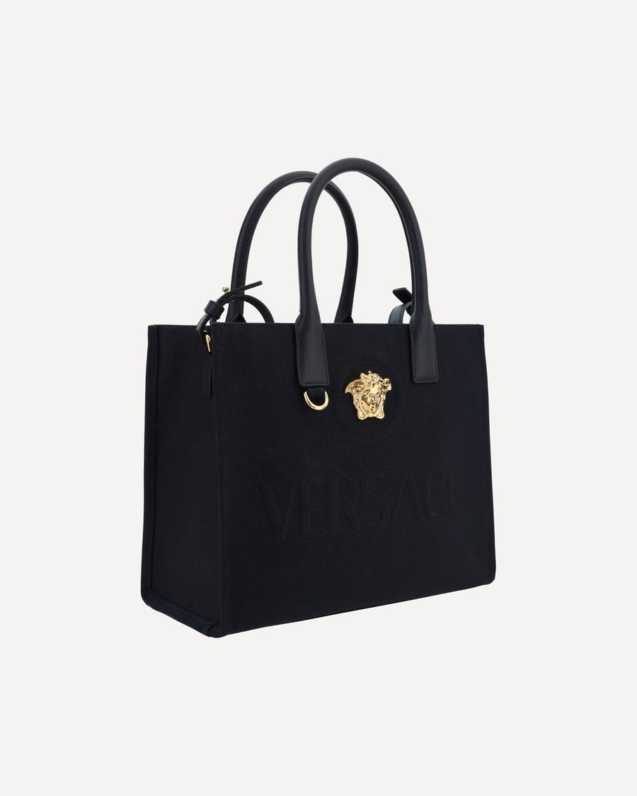 Versace Cotton Shoulder Bag, view 4