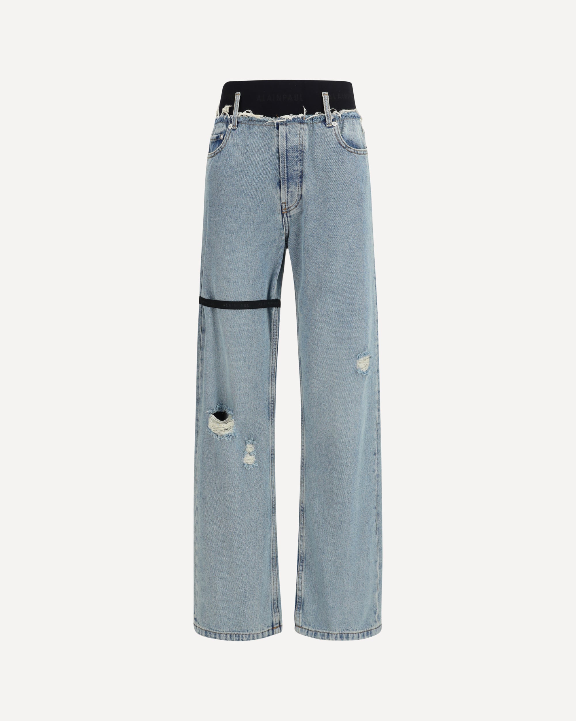 ALAINPAUL High-waisted Jeans with elastic