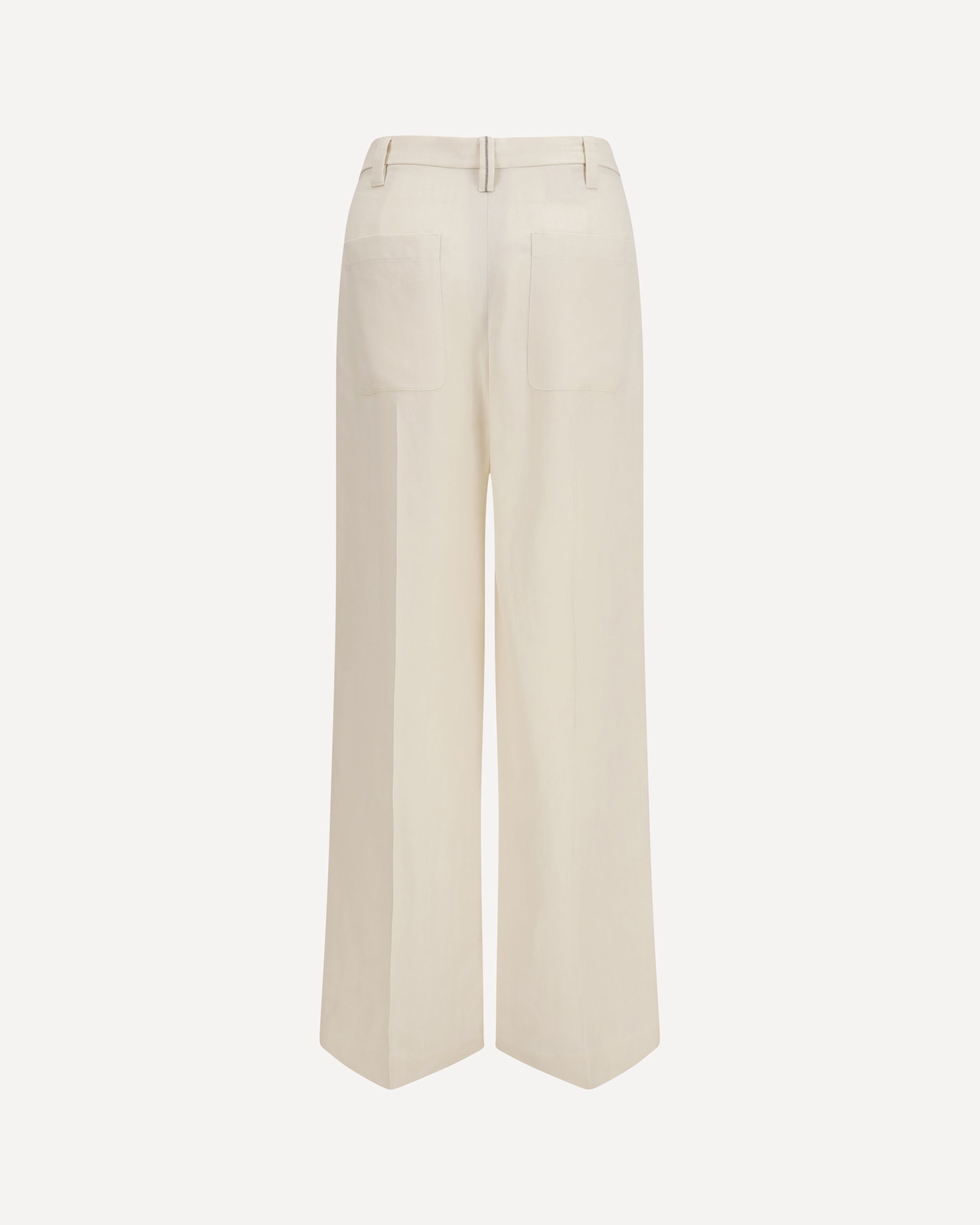Brunello Cucinelli Wide Pants in fluid twill, view 2