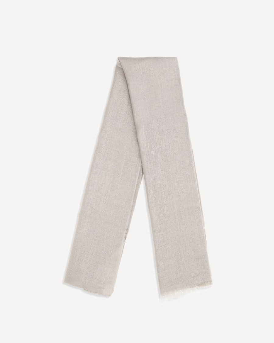 Brunello Cucinelli Silk and cashmere Scarf, view 2