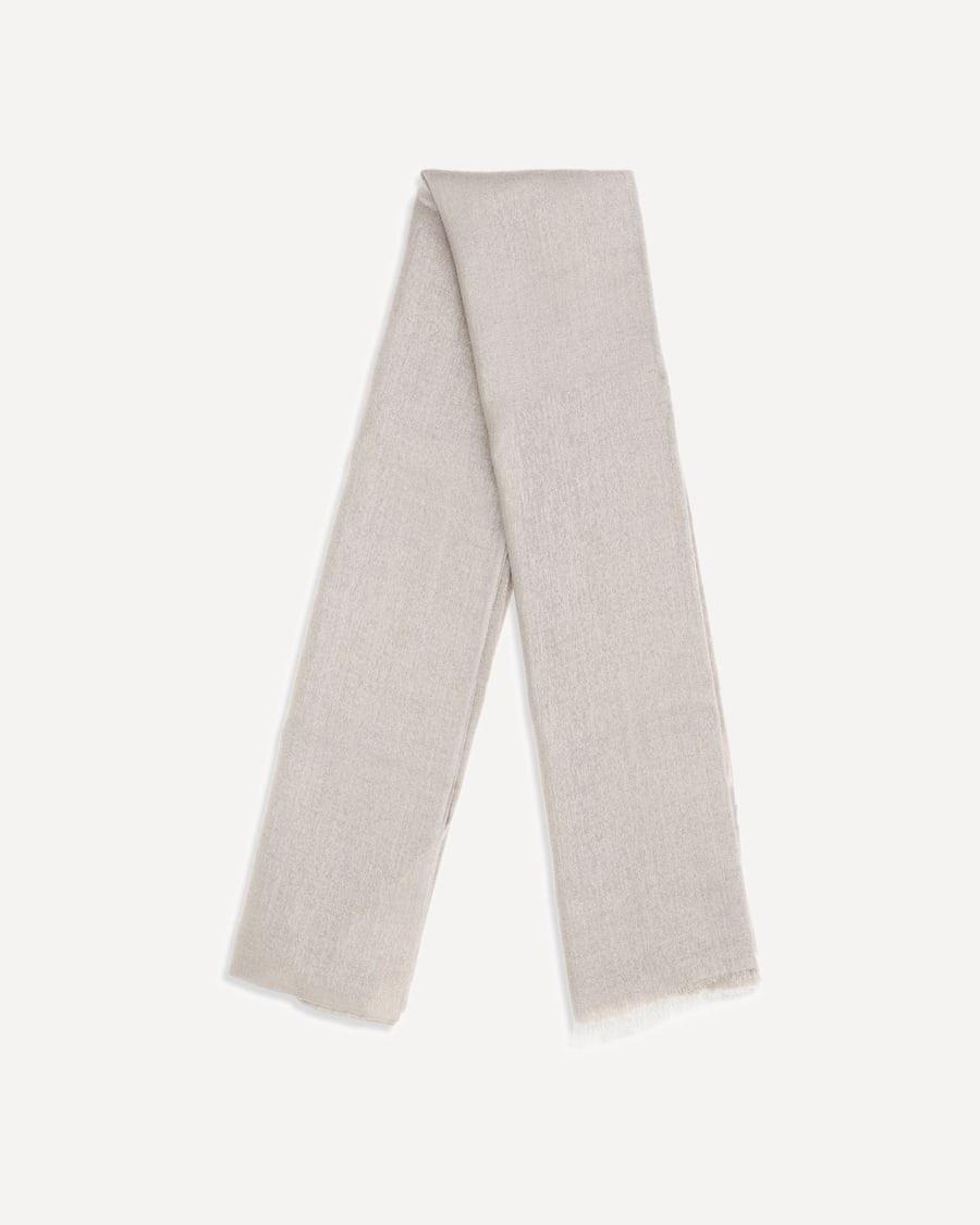 Brunello Cucinelli Silk and cashmere Scarf, view 4