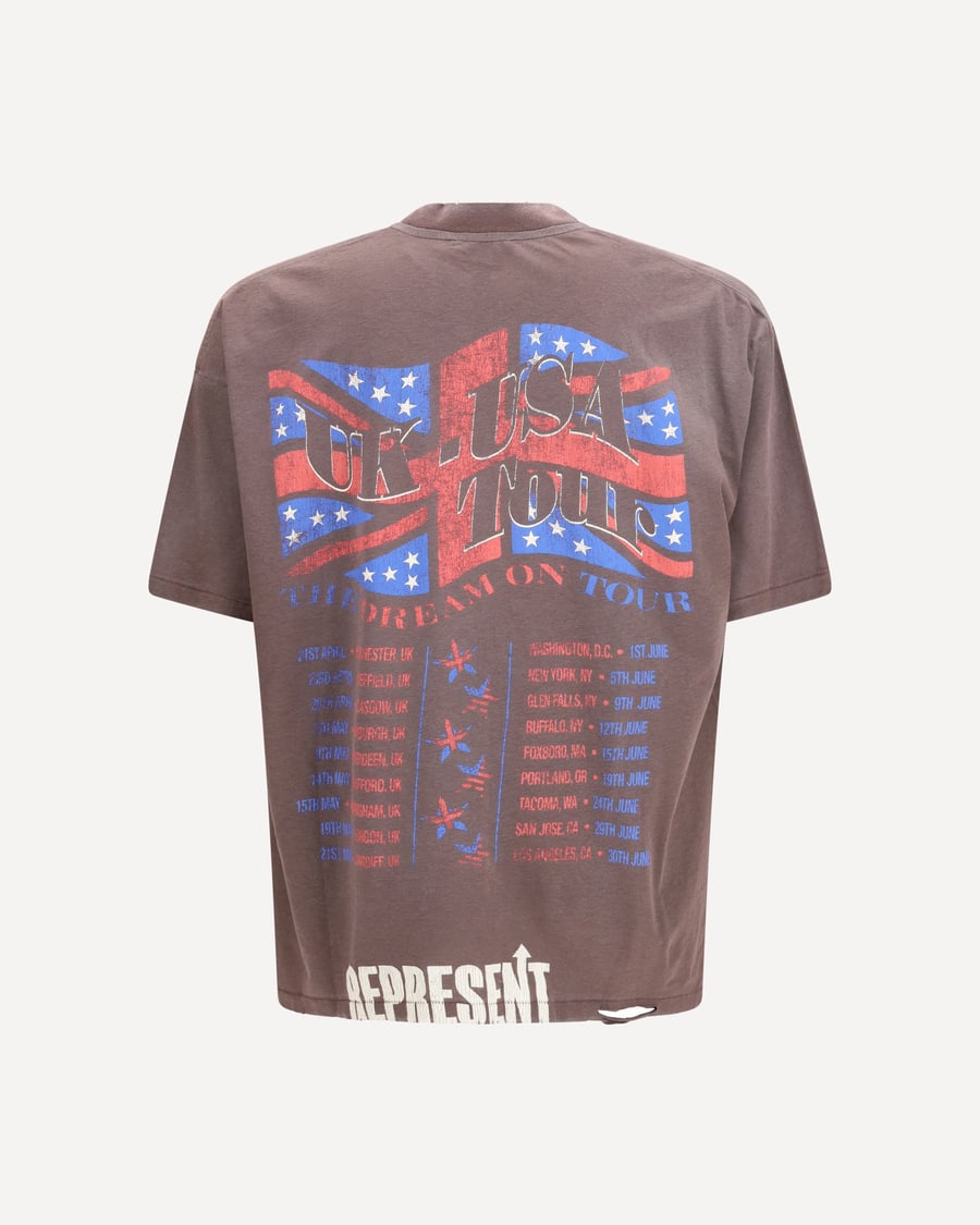 REPRESENT Printed cotton T-shirt, view 4