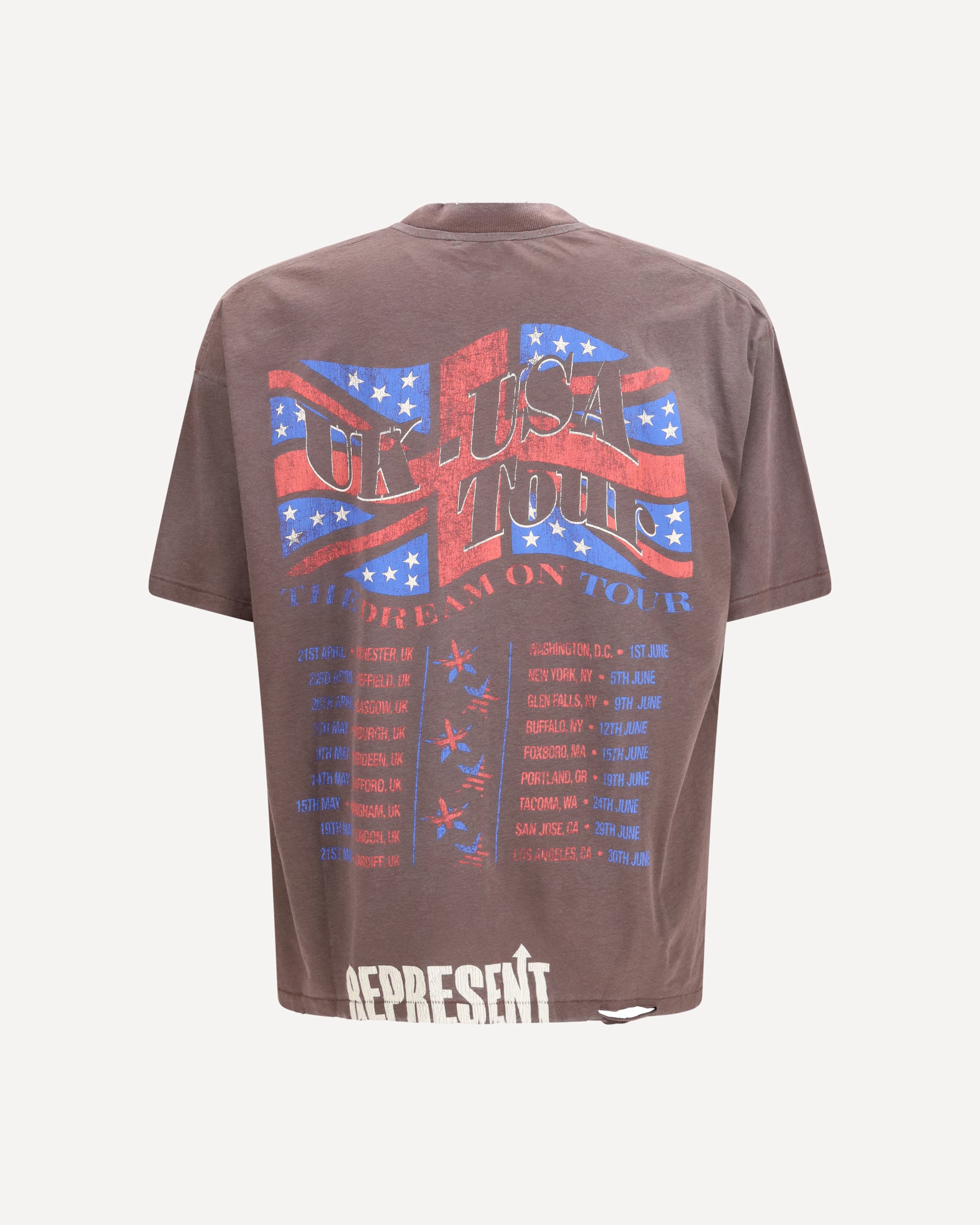 REPRESENT Printed cotton T-shirt, view 2