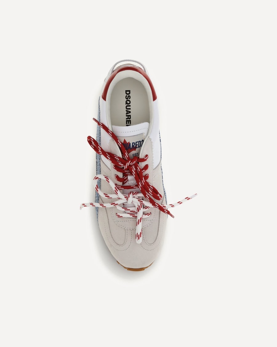 Dsquared2 Leather Sneakers, view 6