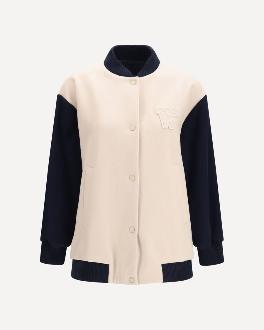 Weekend Max Mara Oversized Bomber in double wool, view 3