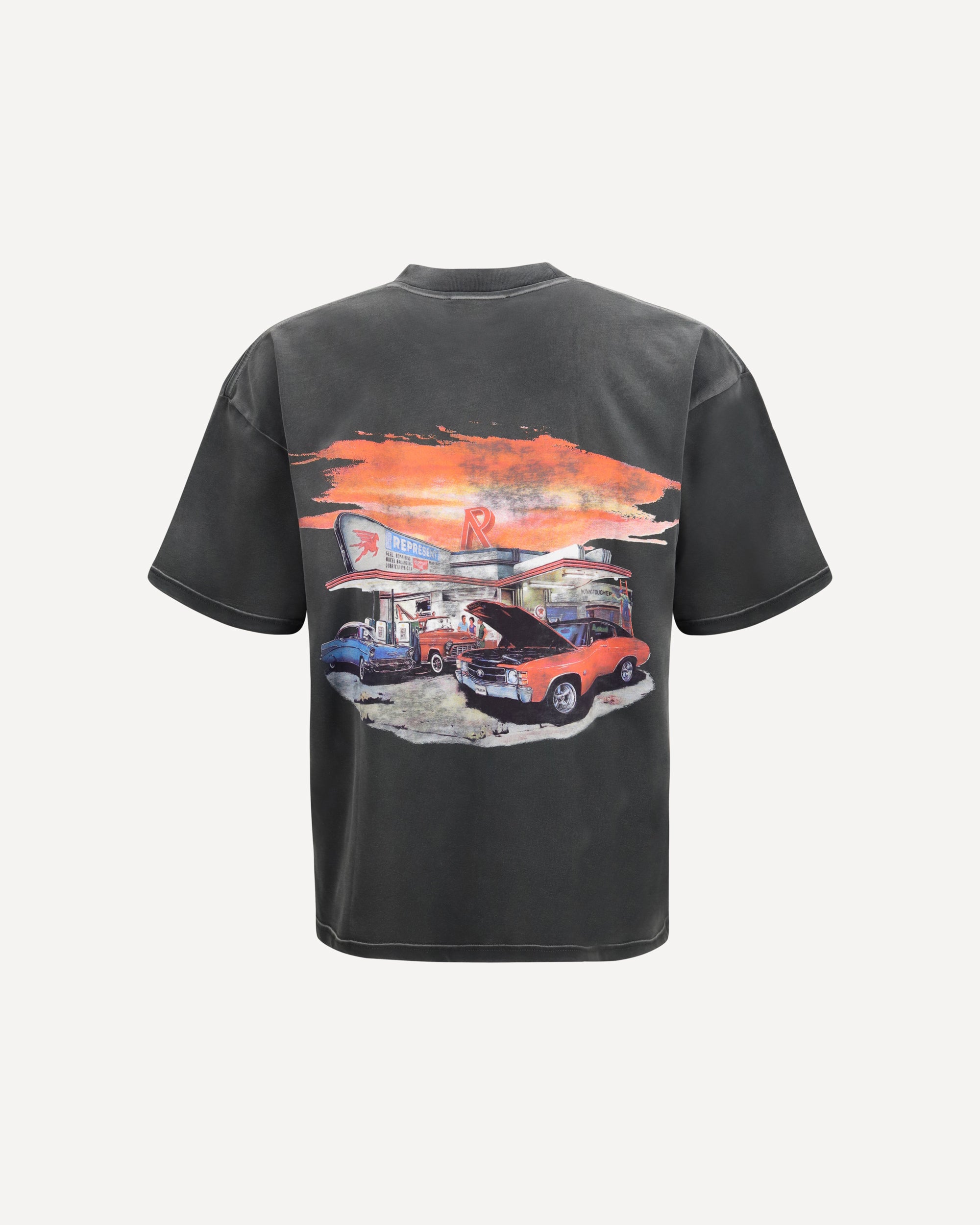 REPRESENT 24 Hour Service Graphic T-shirt, view 2