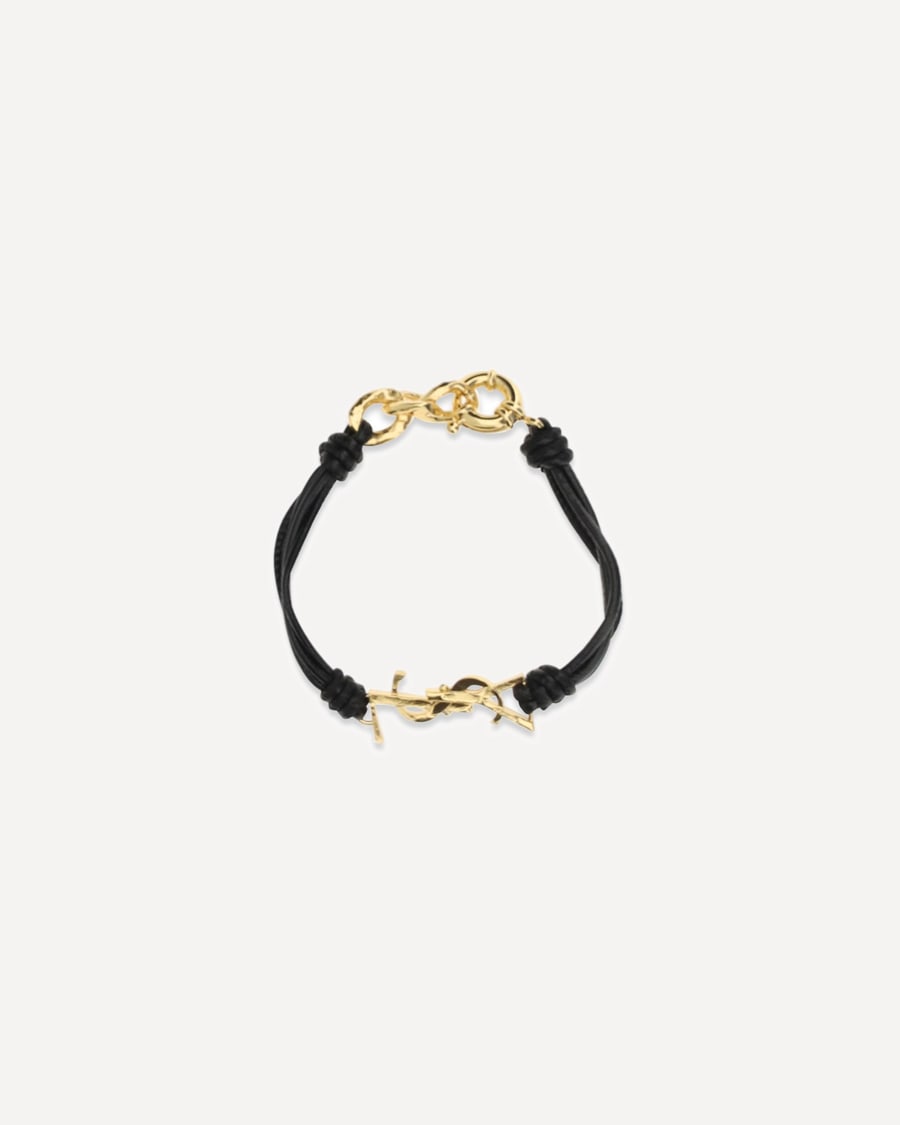 Saint Laurent Cassandre multi-wrap Bracelet, view 2
