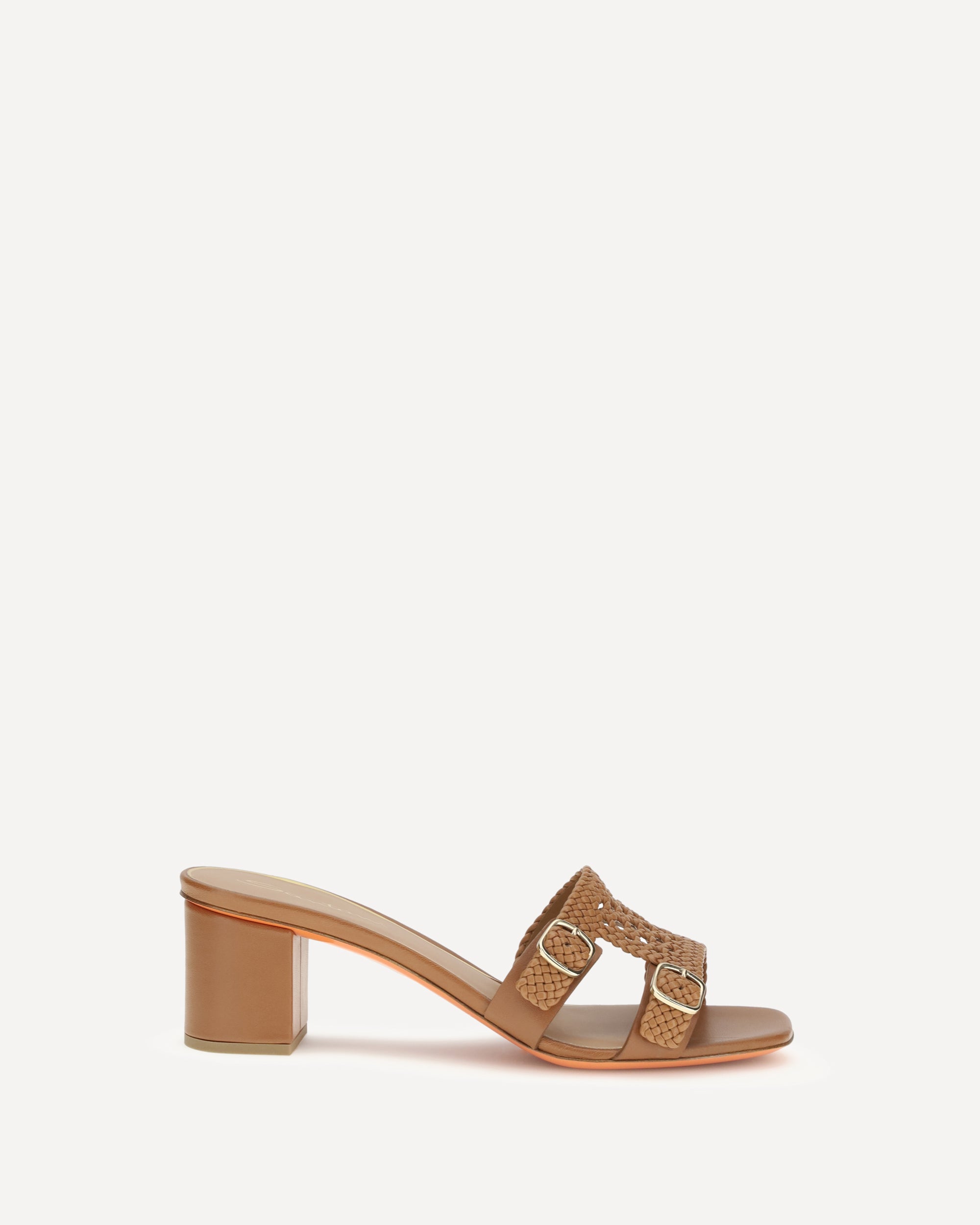 SANTONI Woven leather Sandals