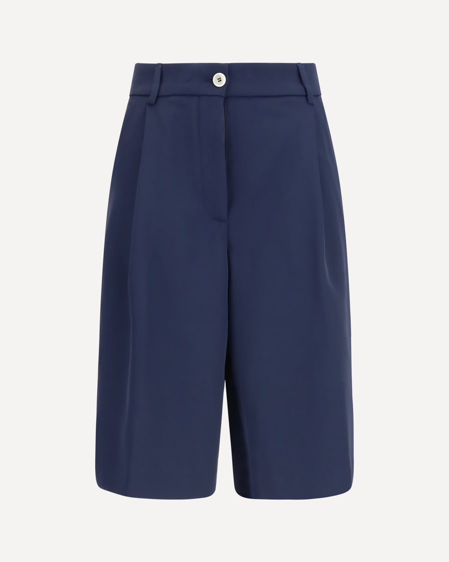 CRUNA Pleated bermuda Shorts