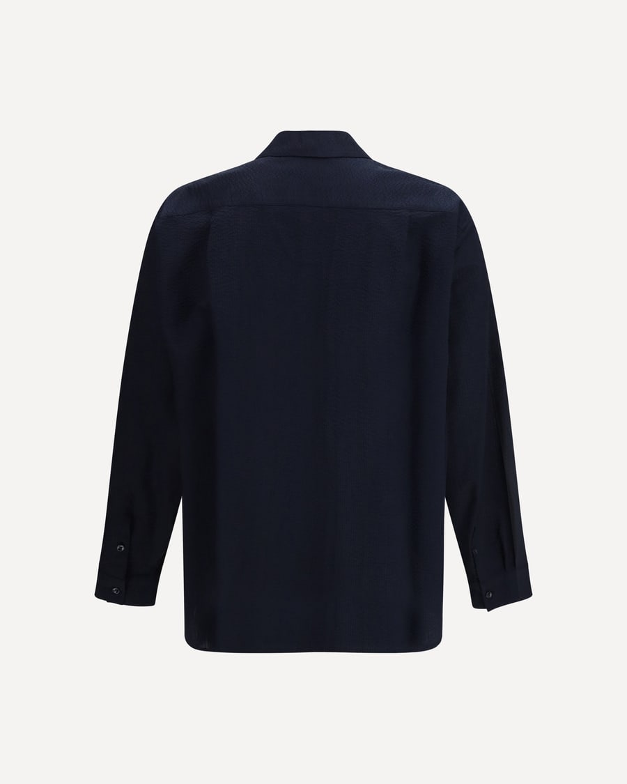 Giorgio Armani Cotton Shirt with classic collar, view 2