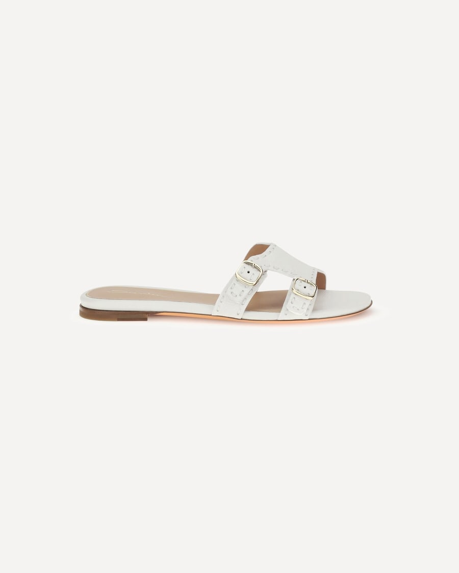 SANTONI Low leather Sandals, view 3