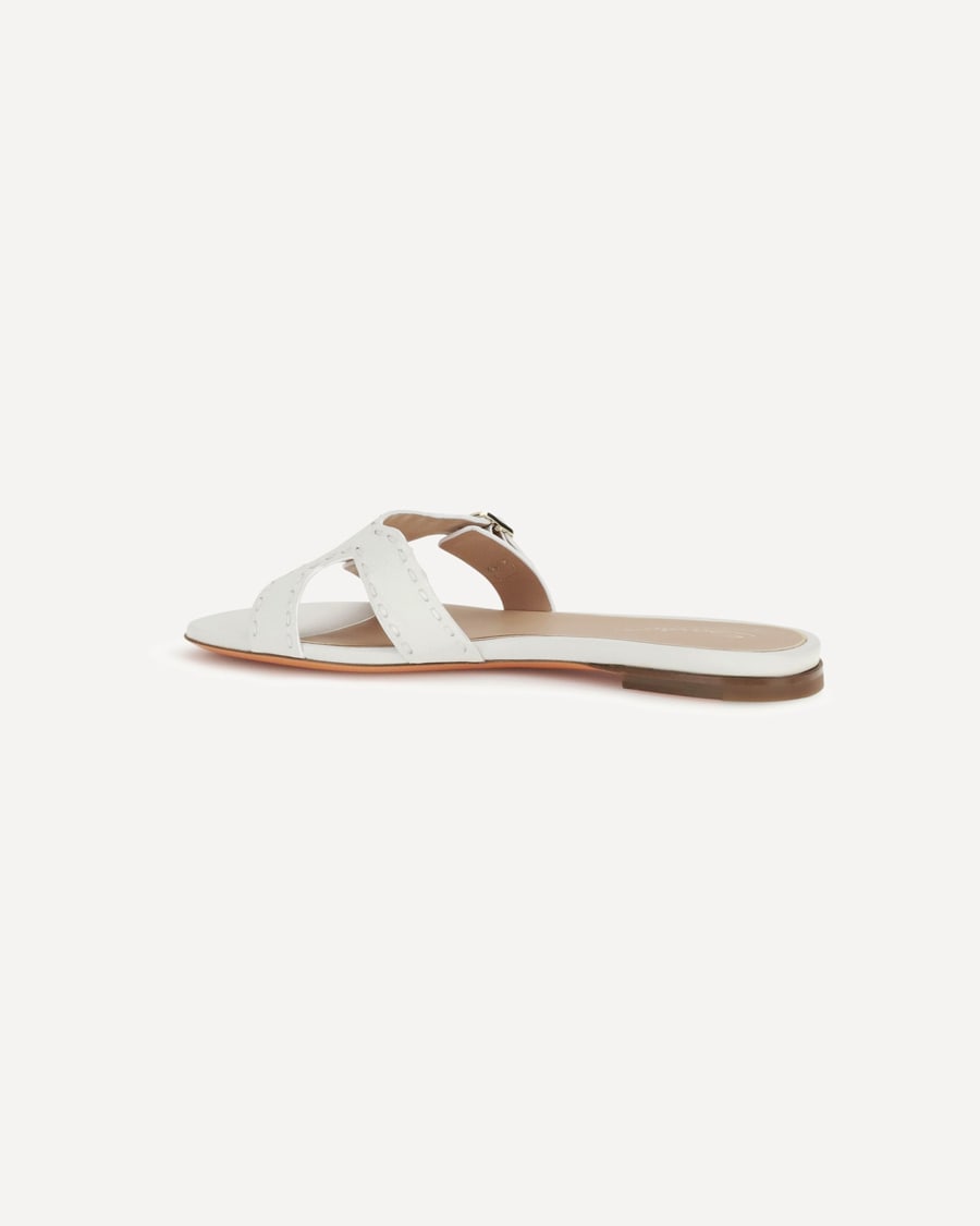 SANTONI Low leather Sandals, view 5