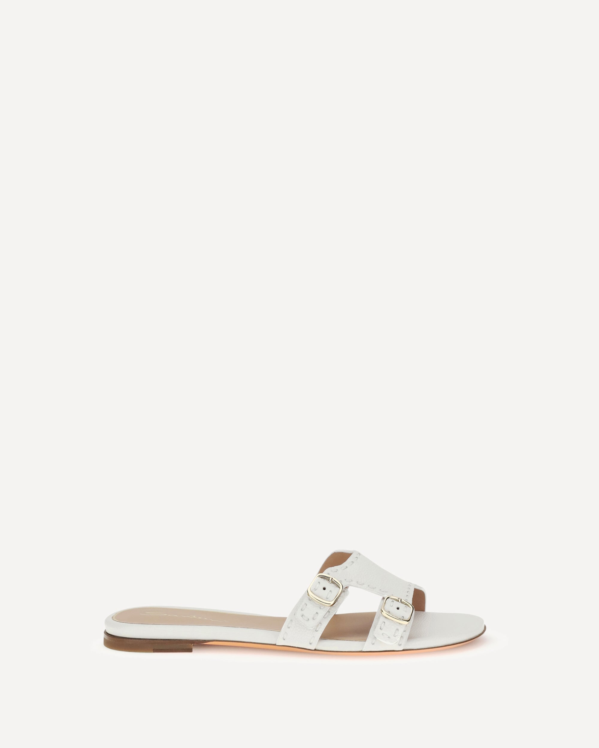 SANTONI Low leather Sandals