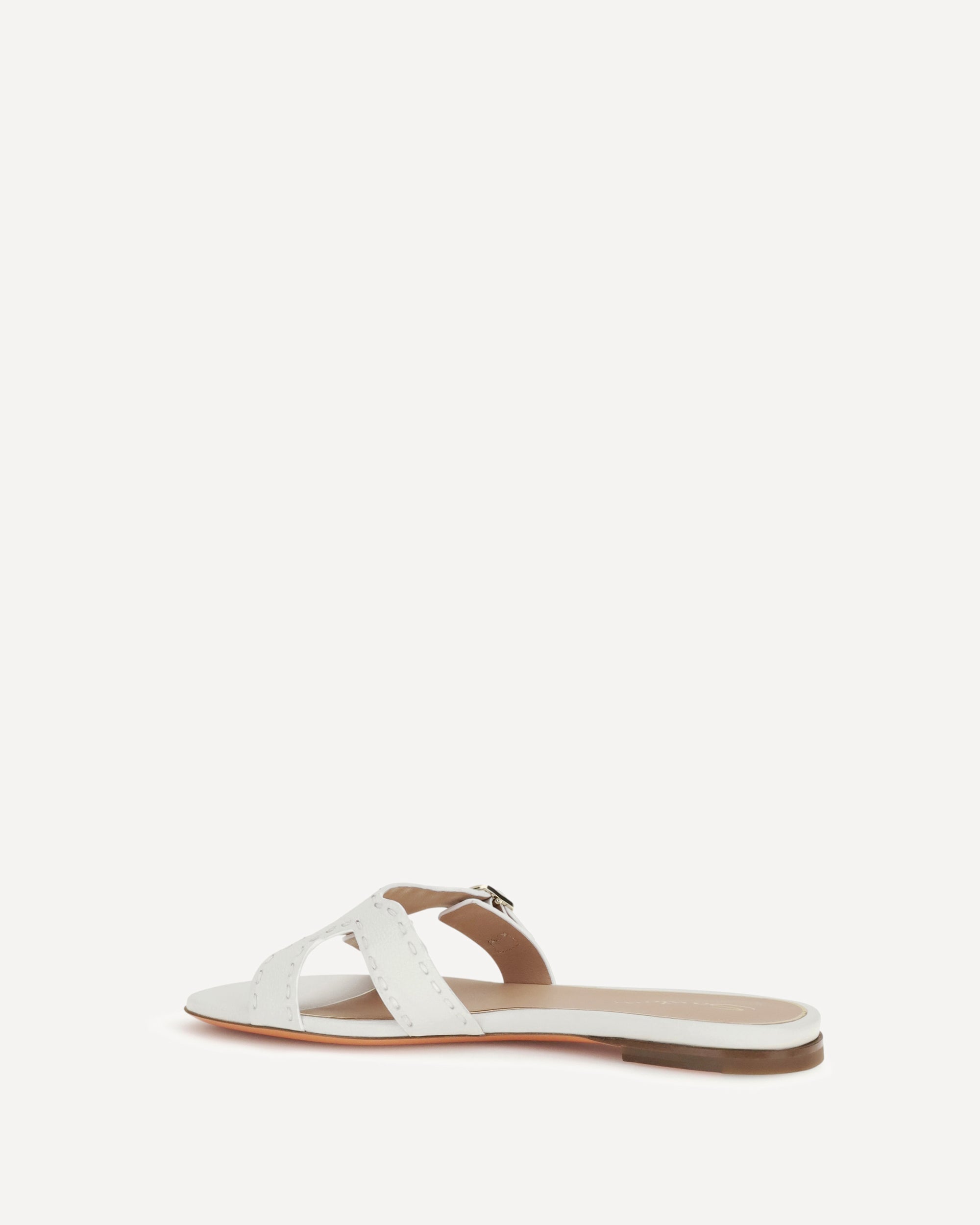 SANTONI Low leather Sandals, view 2