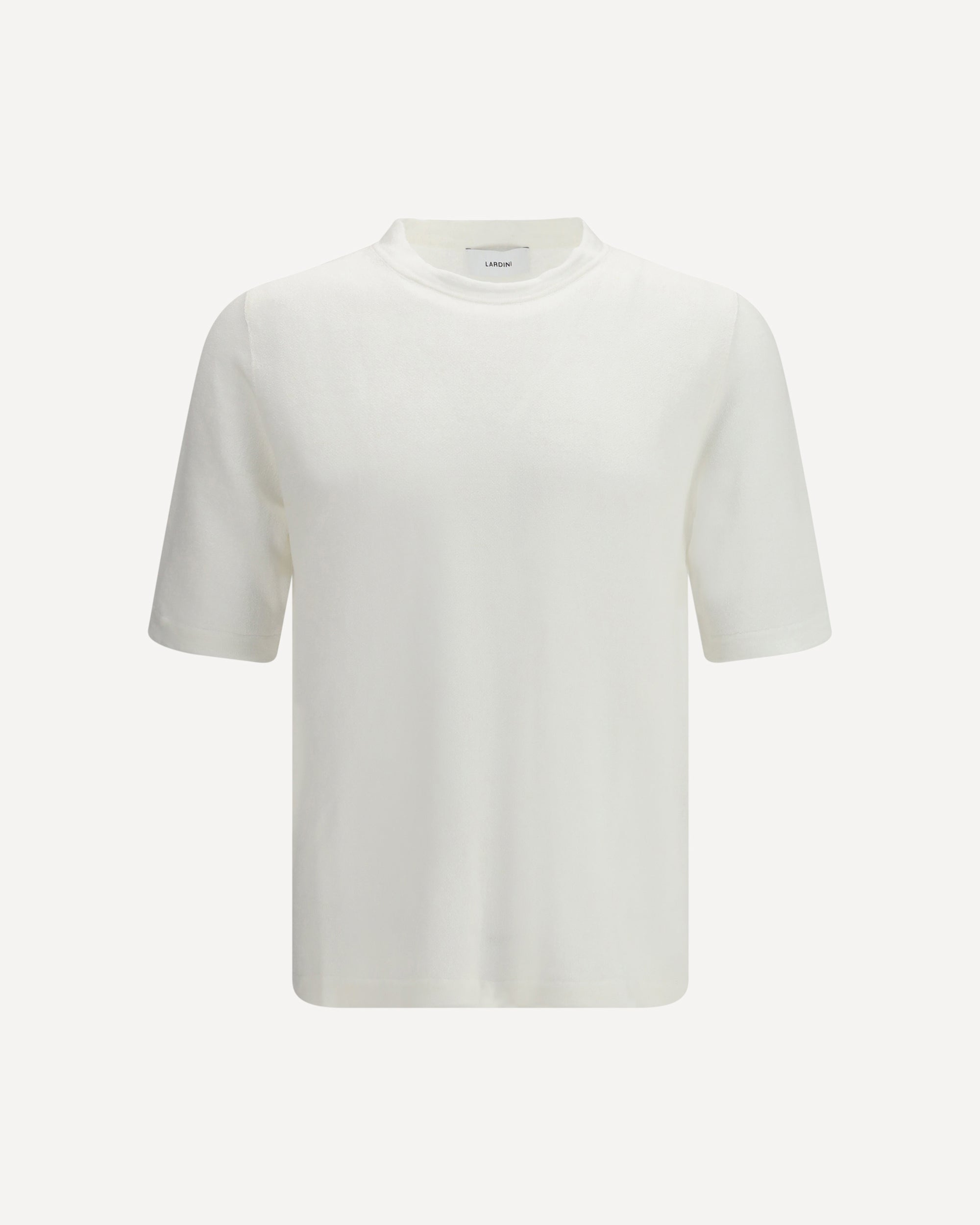 LARDINI Linen and cotton knit T-shirt