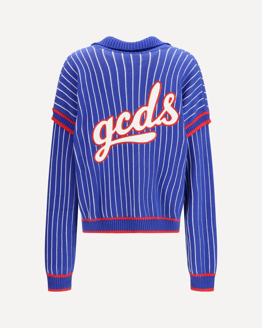 GCDS Pinstripe Cardigan, view 2