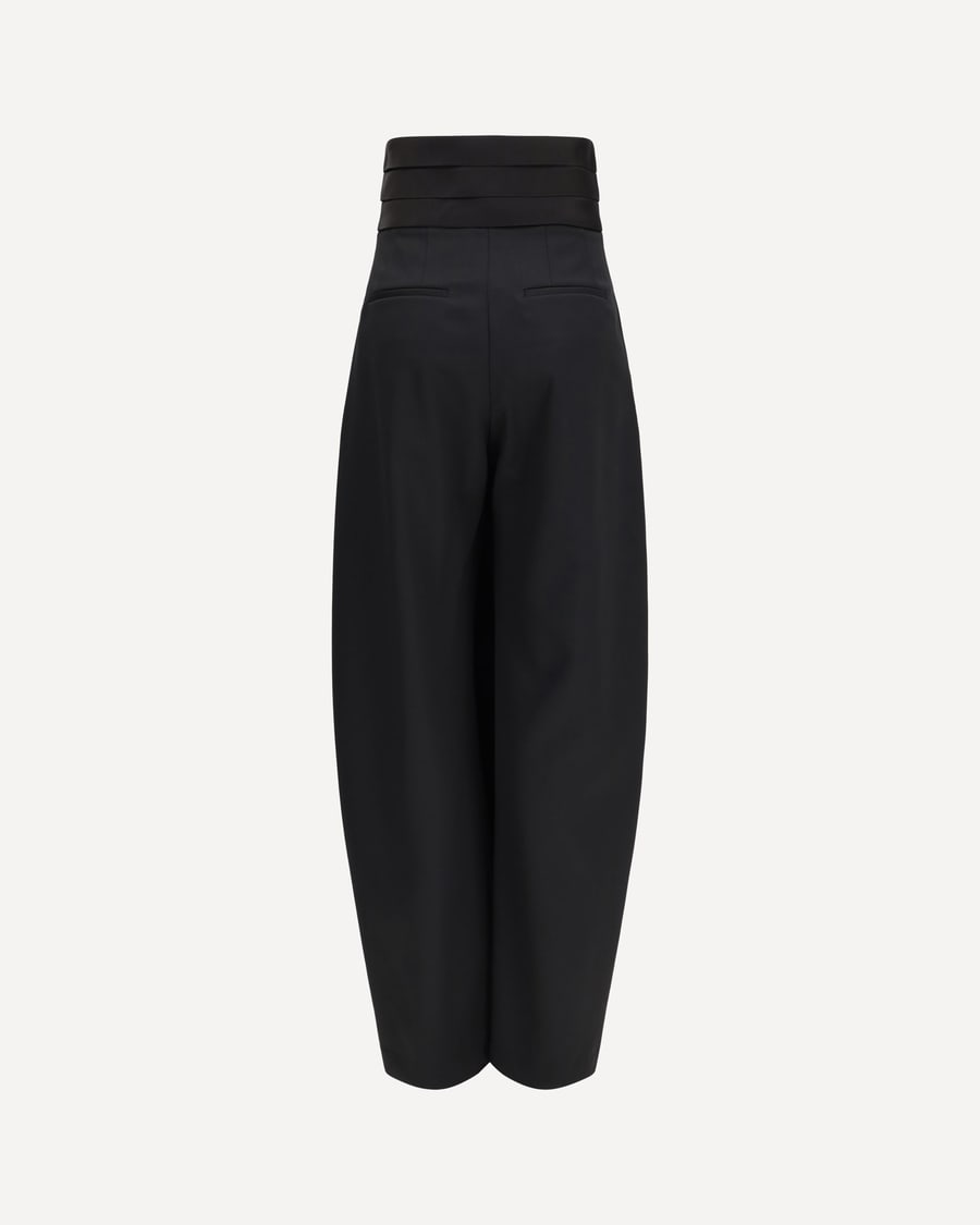 Alaïa Rounded tuxedo wool Pants, view 4