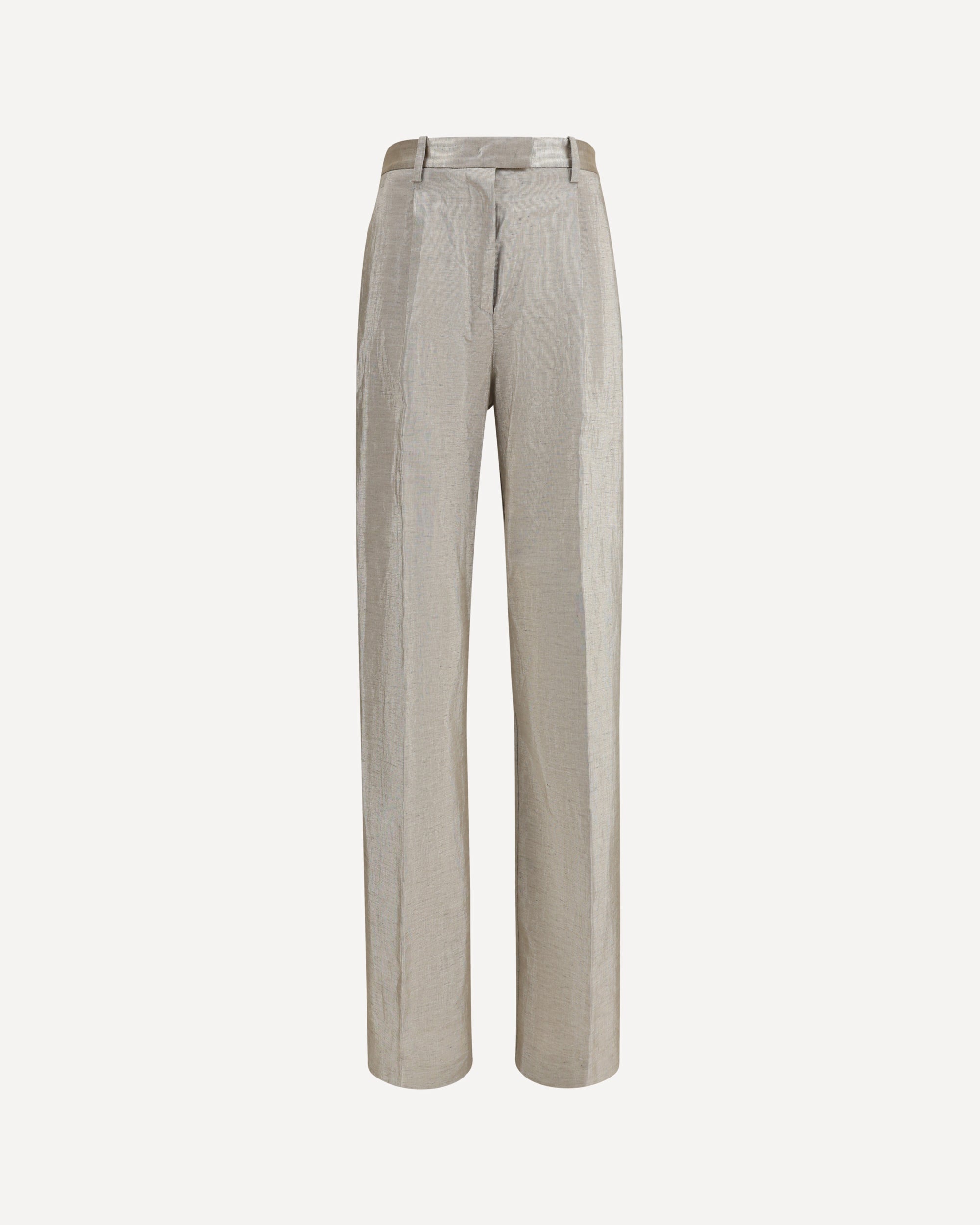 Forte_Forte Lurex Pants in tweed with micro sequins and shimmering thread