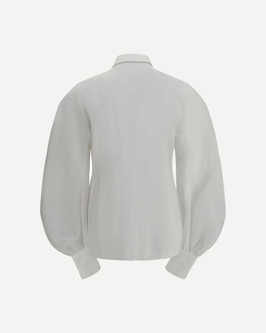 Brunello Cucinelli Lantern sleeve Blouse, view 4