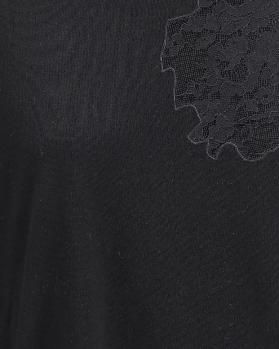 Max Mara Studio Wool Sweater with lace inserts, view 5