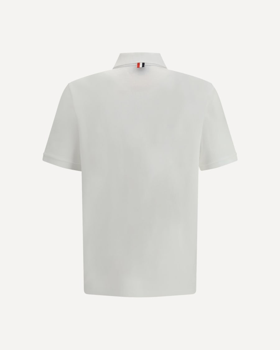 Thom Browne Polo whit iconic bands, view 2