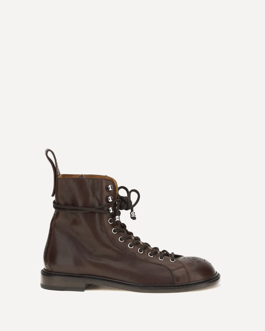 Versace Billy leather ankle Boots