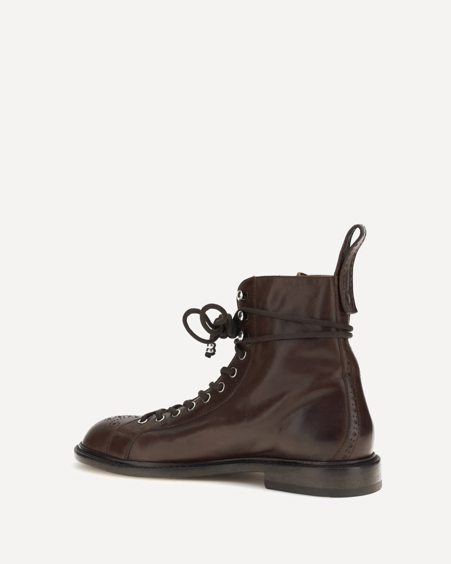 Versace Billy leather ankle Boots, view 2