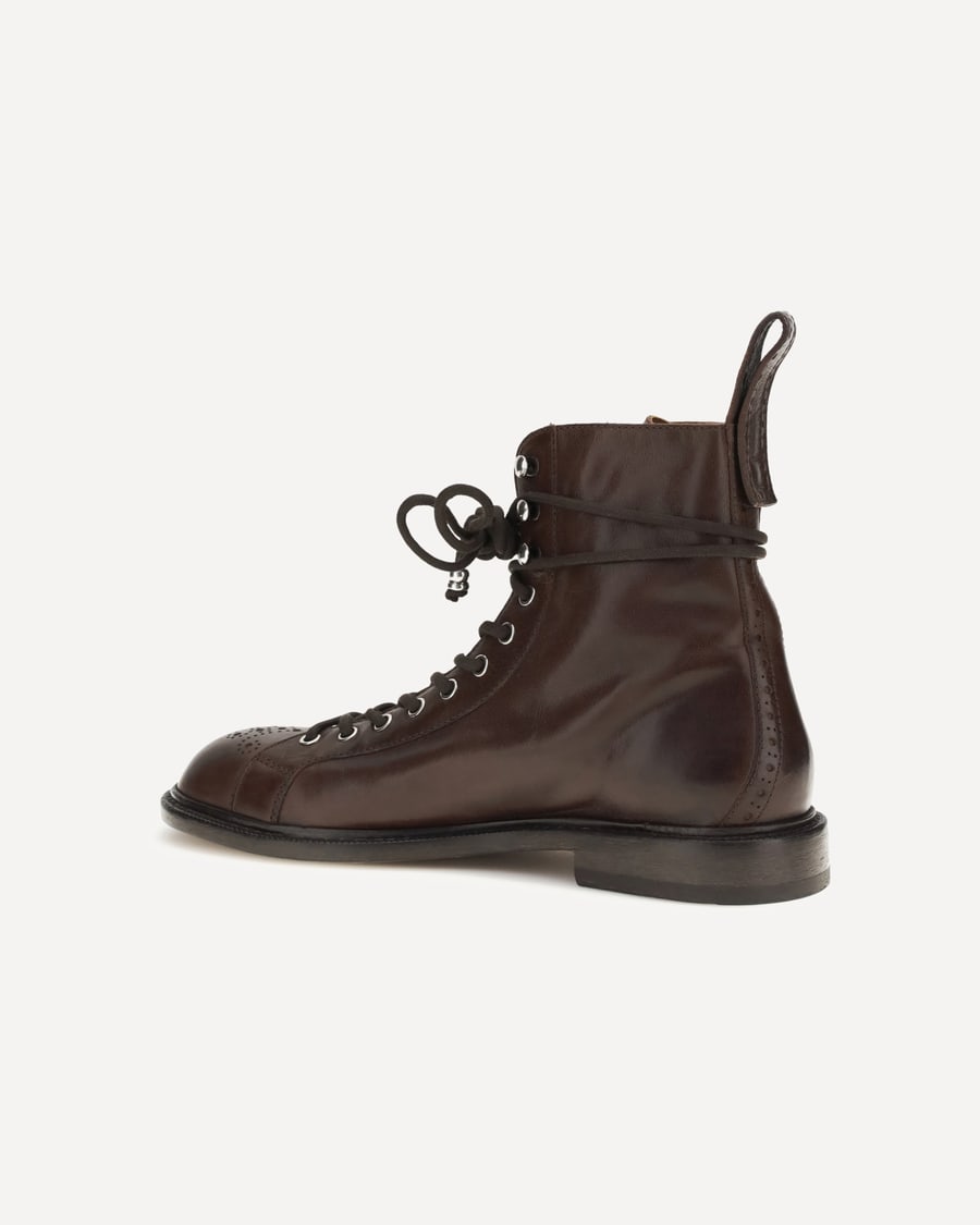 Versace Billy leather ankle Boots, view 5