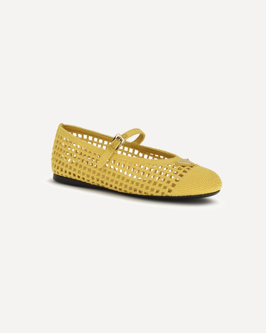 Prada Crochet Ballerinas, view 4