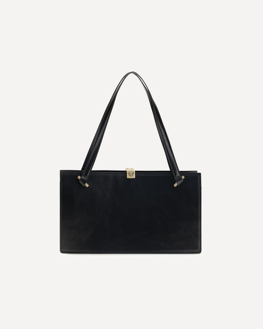 Versace Severine Shoulder Bag in leather, view 3