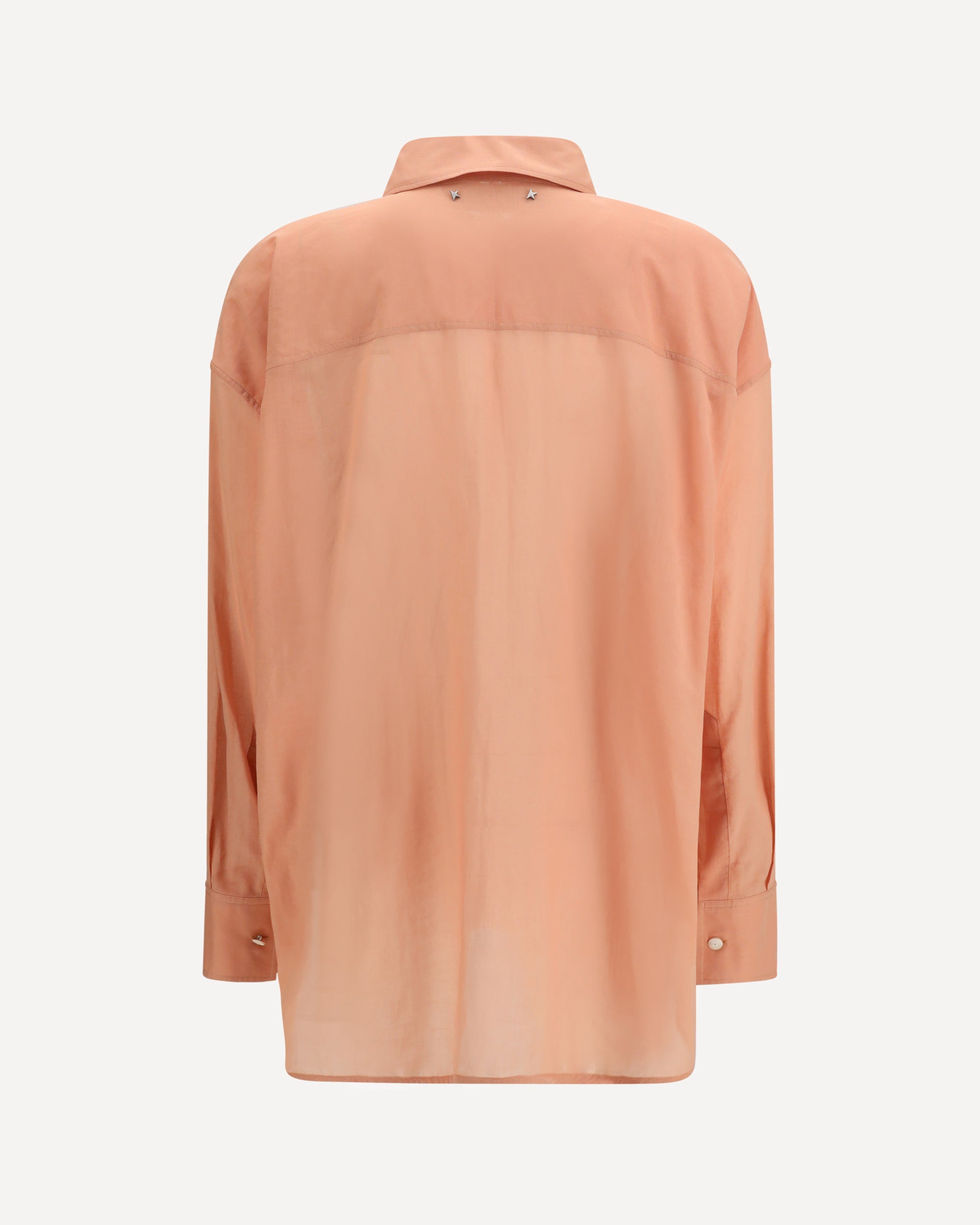 Golden Goose Oversized Shirt in cotton with pleated bib, view 2