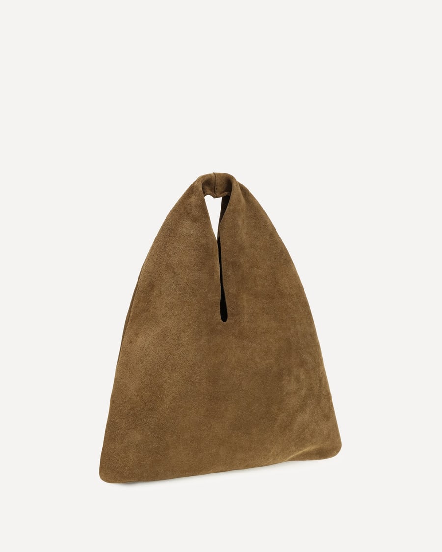 MANEBI Louis Handbag in suede, view 2