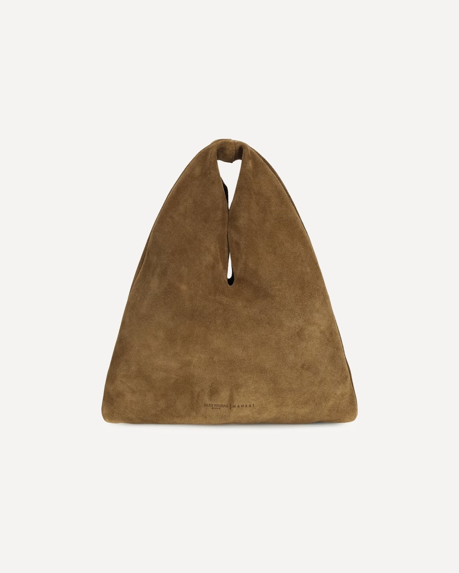 MANEBI Louis Handbag in suede, view 3