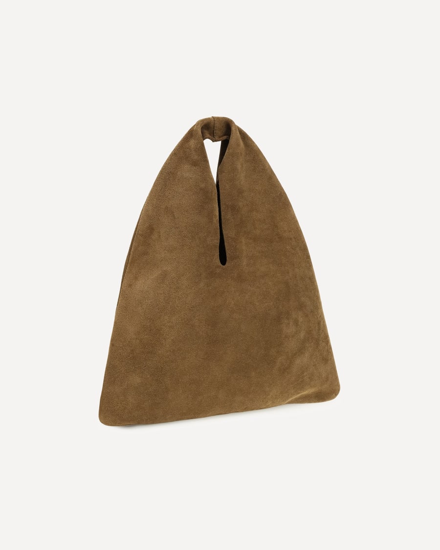 MANEBI Louis Handbag in suede, view 5