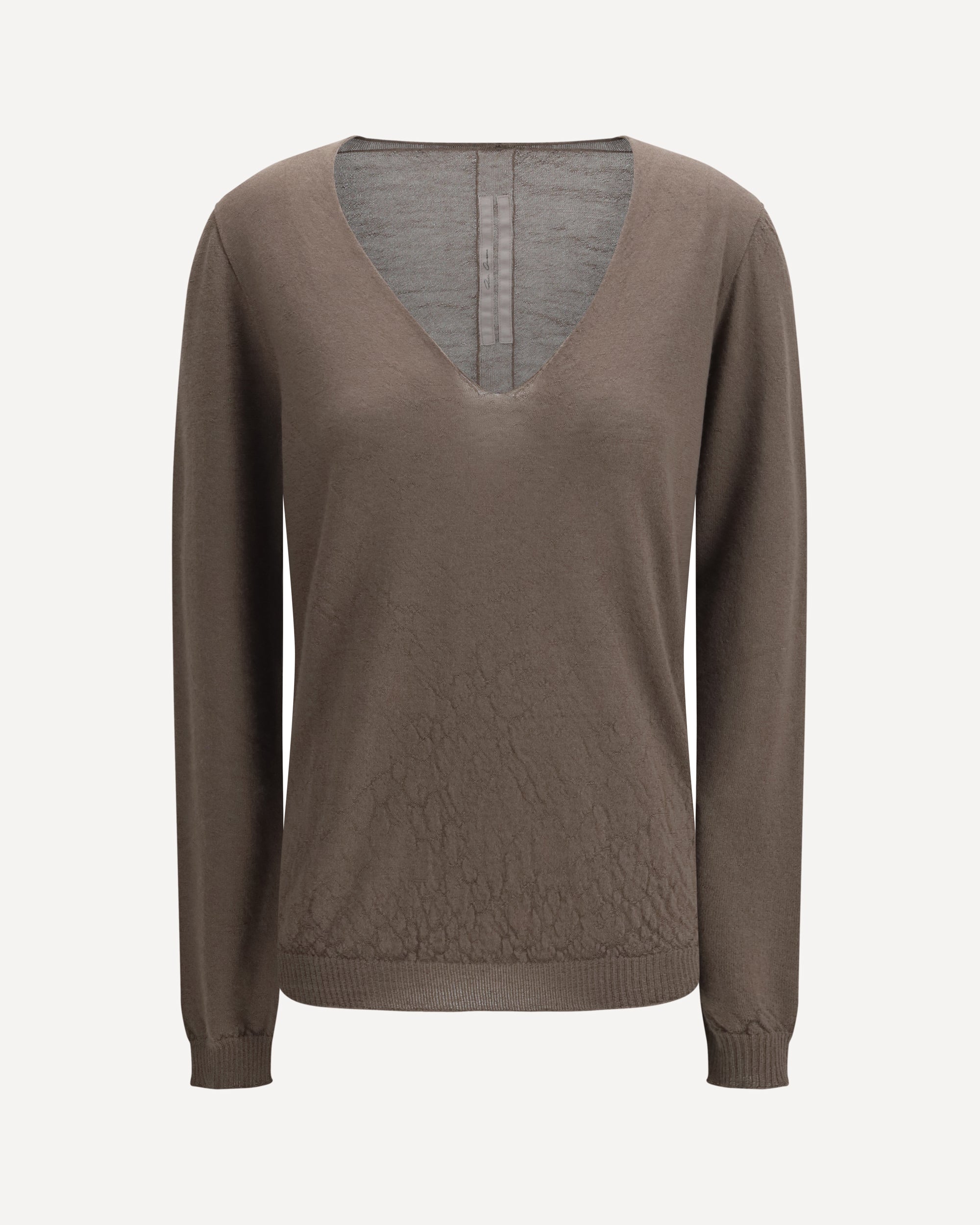 Rick Owens Temple Extreme Sweater with V-neck