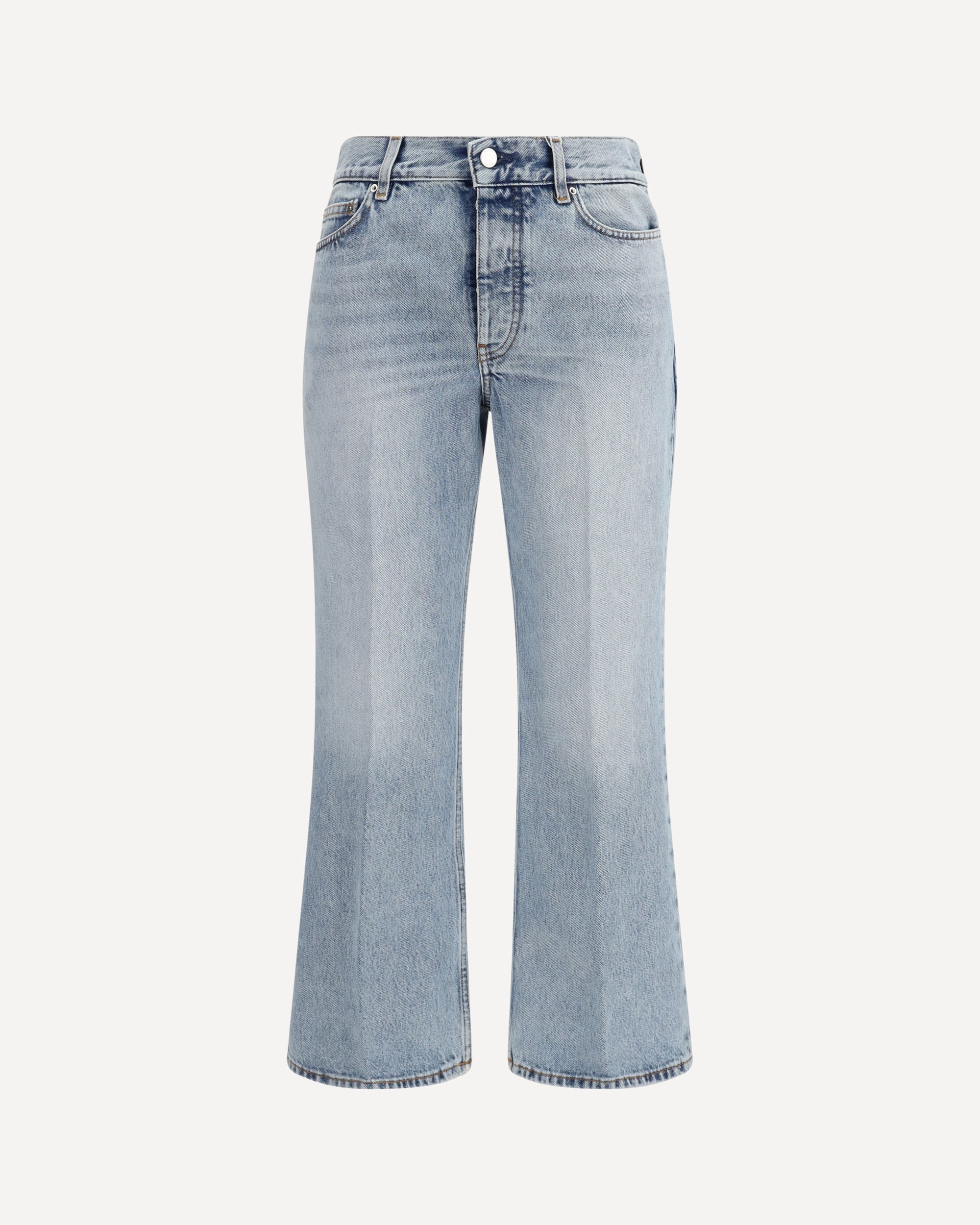 Toteme Cotton flared-hem Jeans