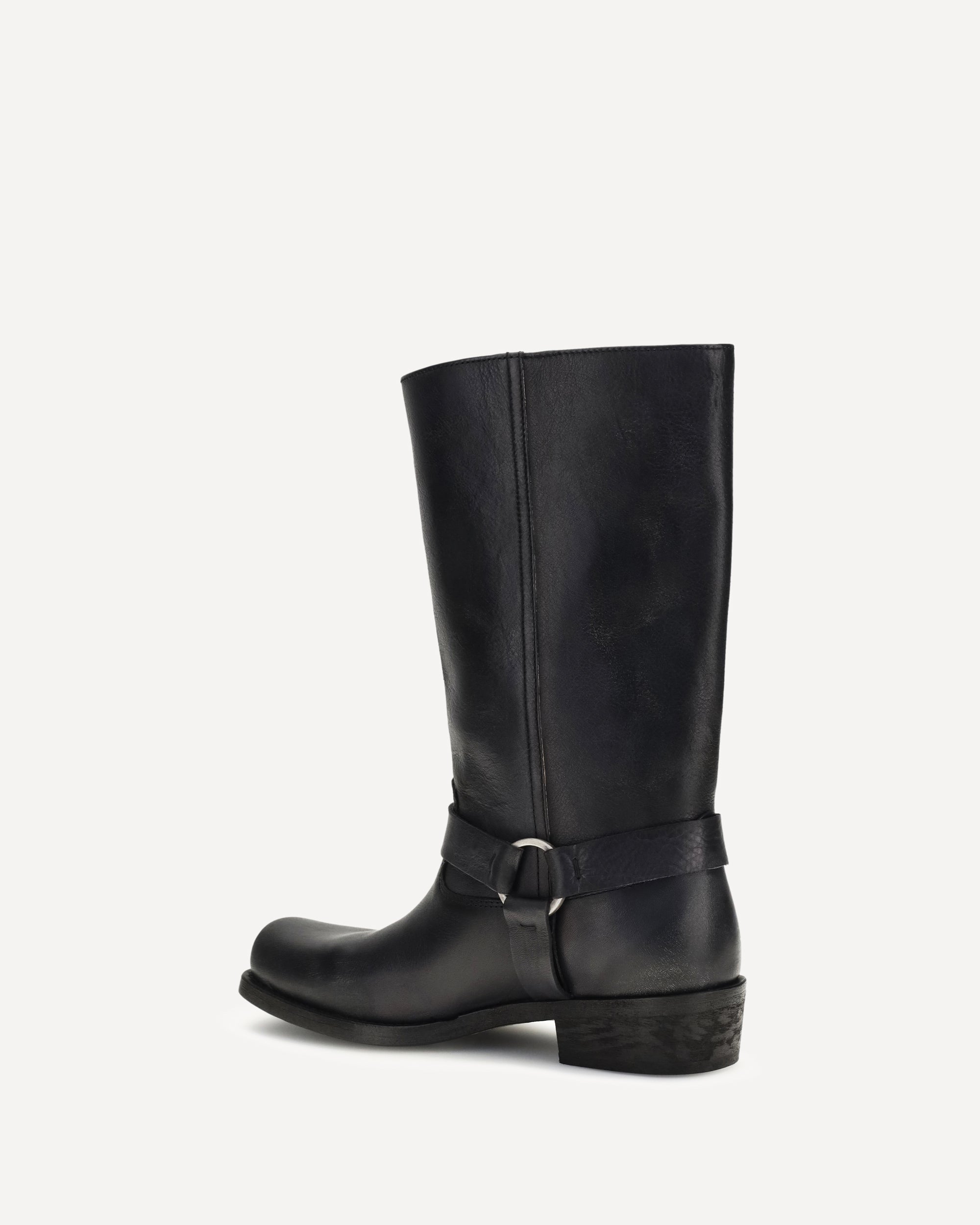 Golden Goose Leather Biker Boots, view 2