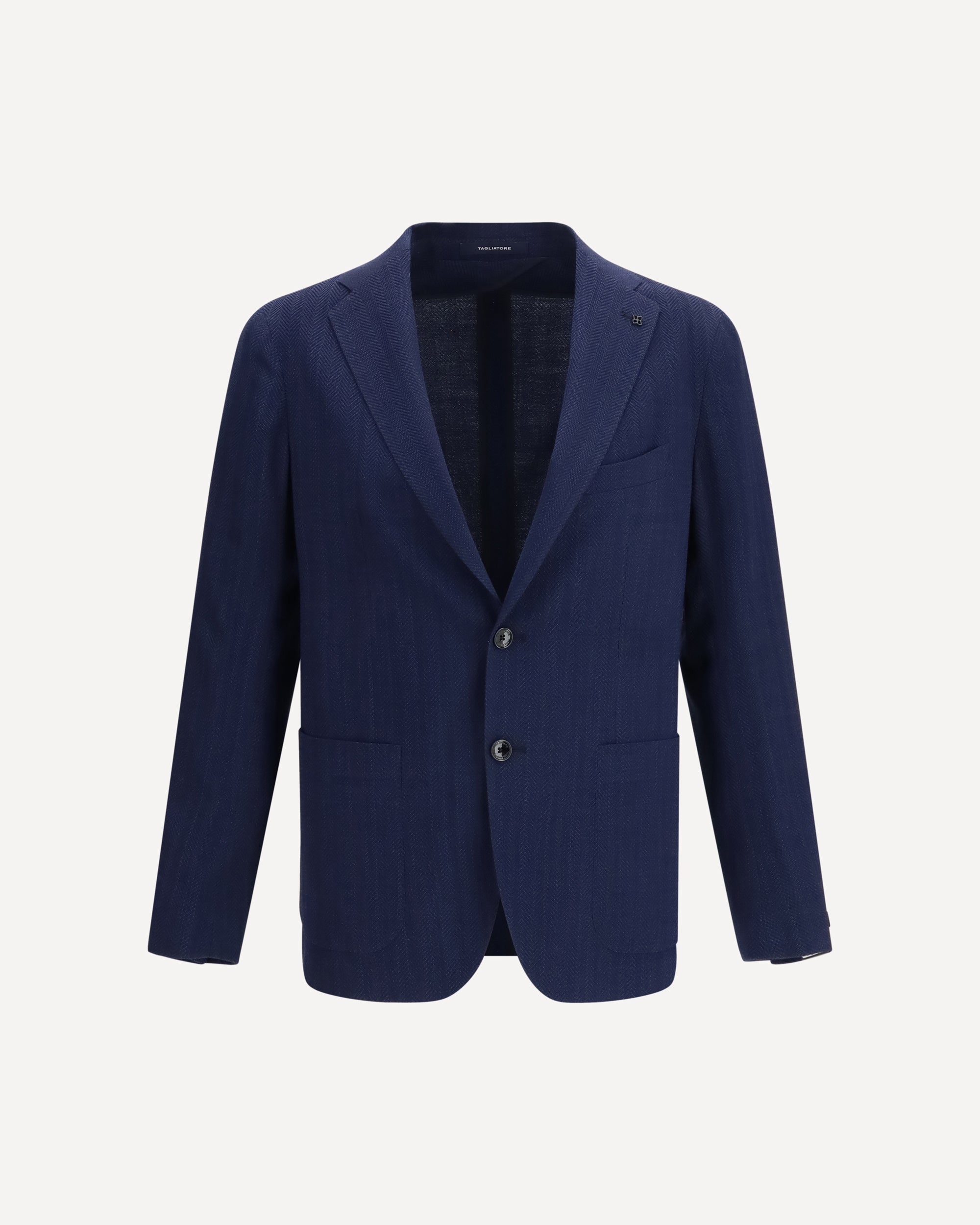 Tagliatore Single-breasted Jacket in herringbone fabric