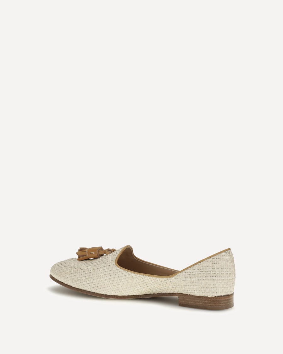 FRATELLI ROSSETTI Raffia Loafers, view 2