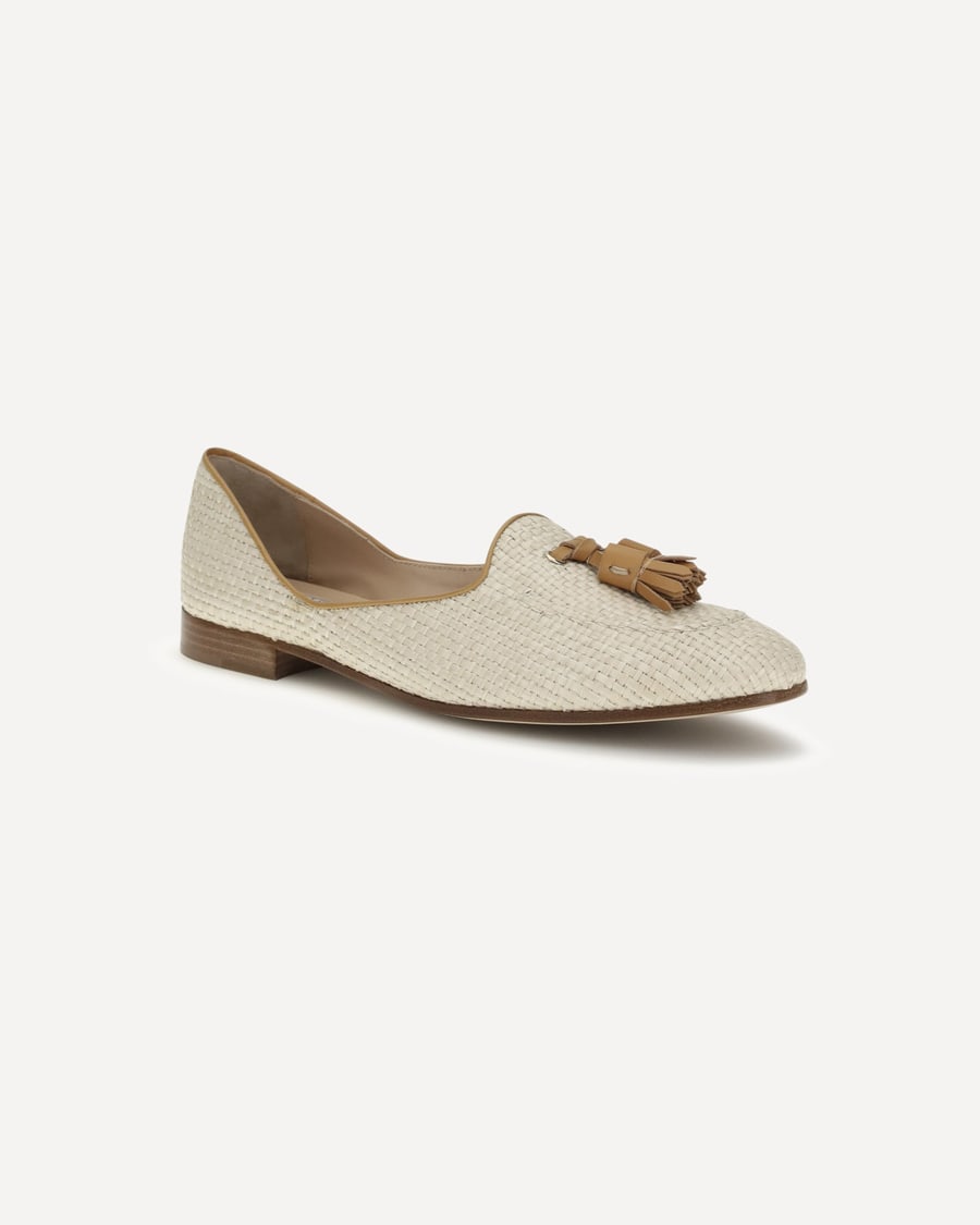 FRATELLI ROSSETTI Raffia Loafers, view 4
