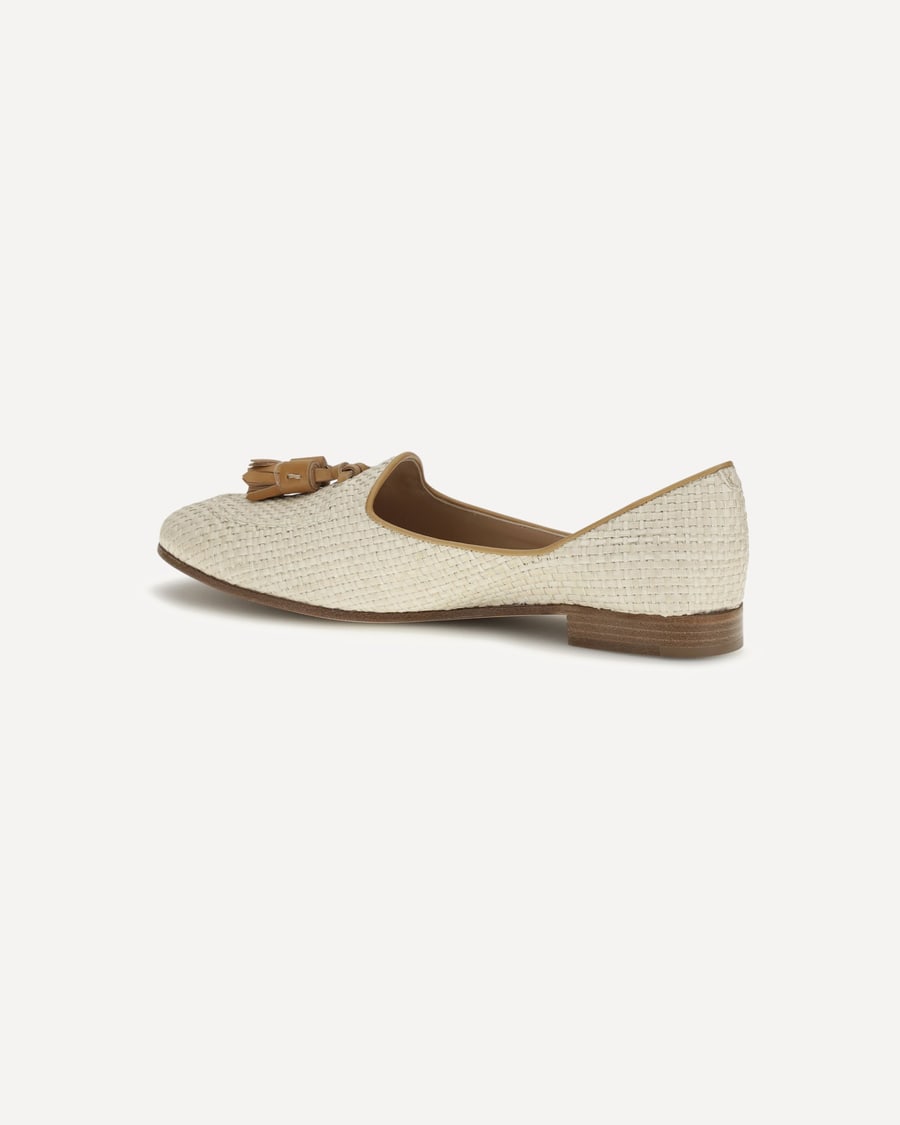 FRATELLI ROSSETTI Raffia Loafers, view 5