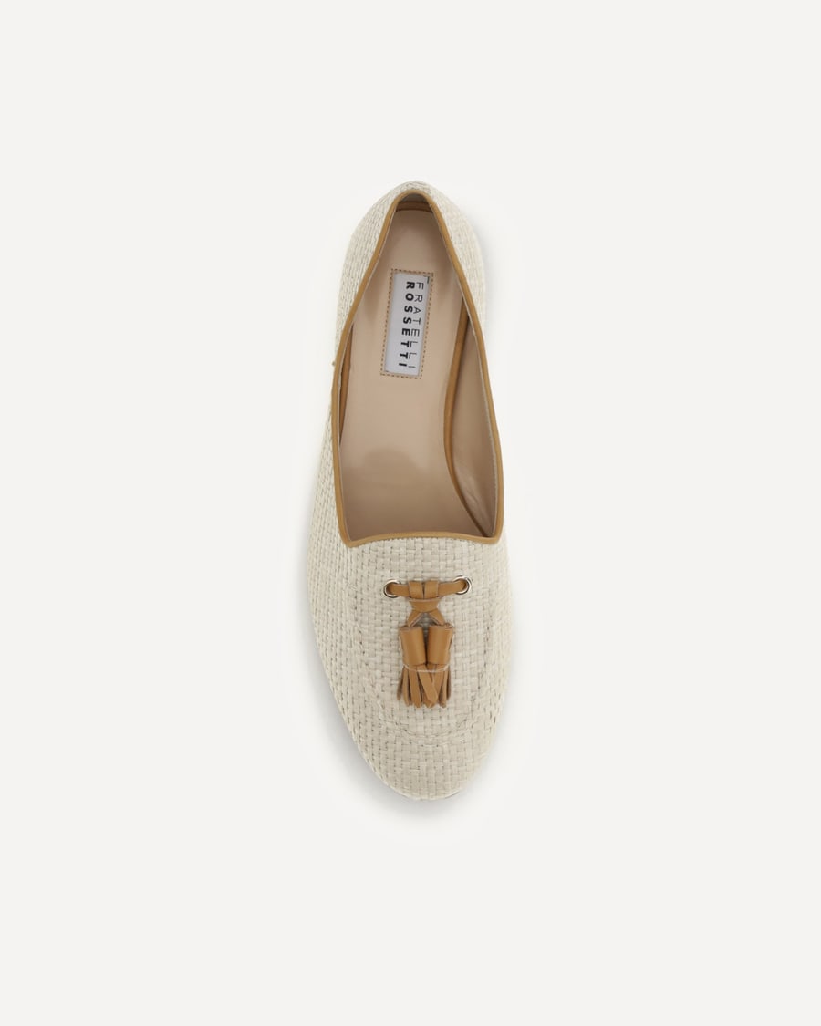FRATELLI ROSSETTI Raffia Loafers, view 6