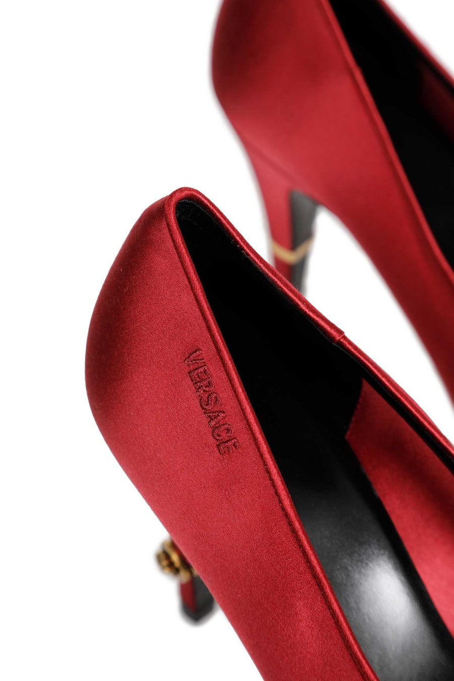 Versace Gianni Satin Pumps, view 7
