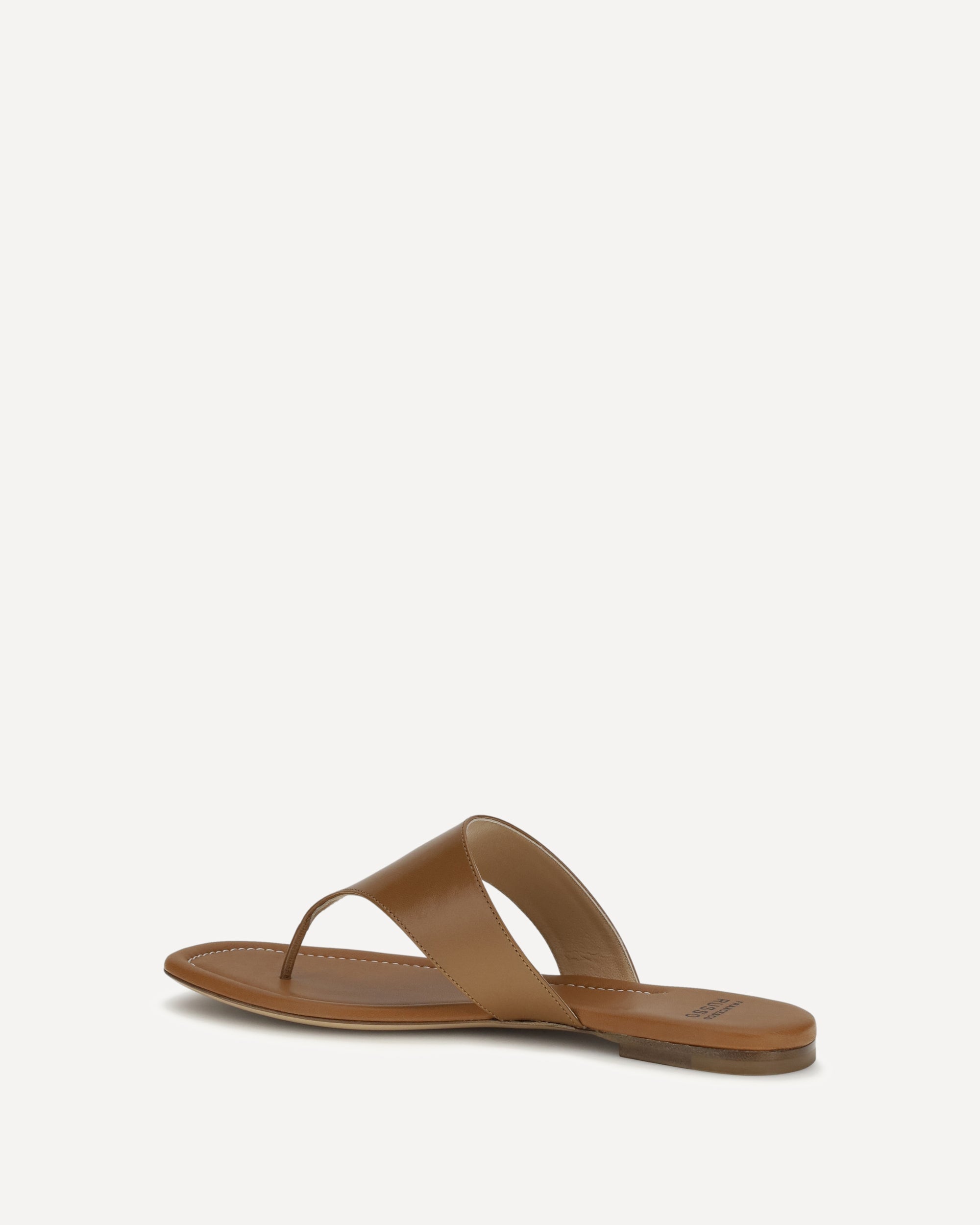 FRANCESCO RUSSO Leather Sandals, view 2