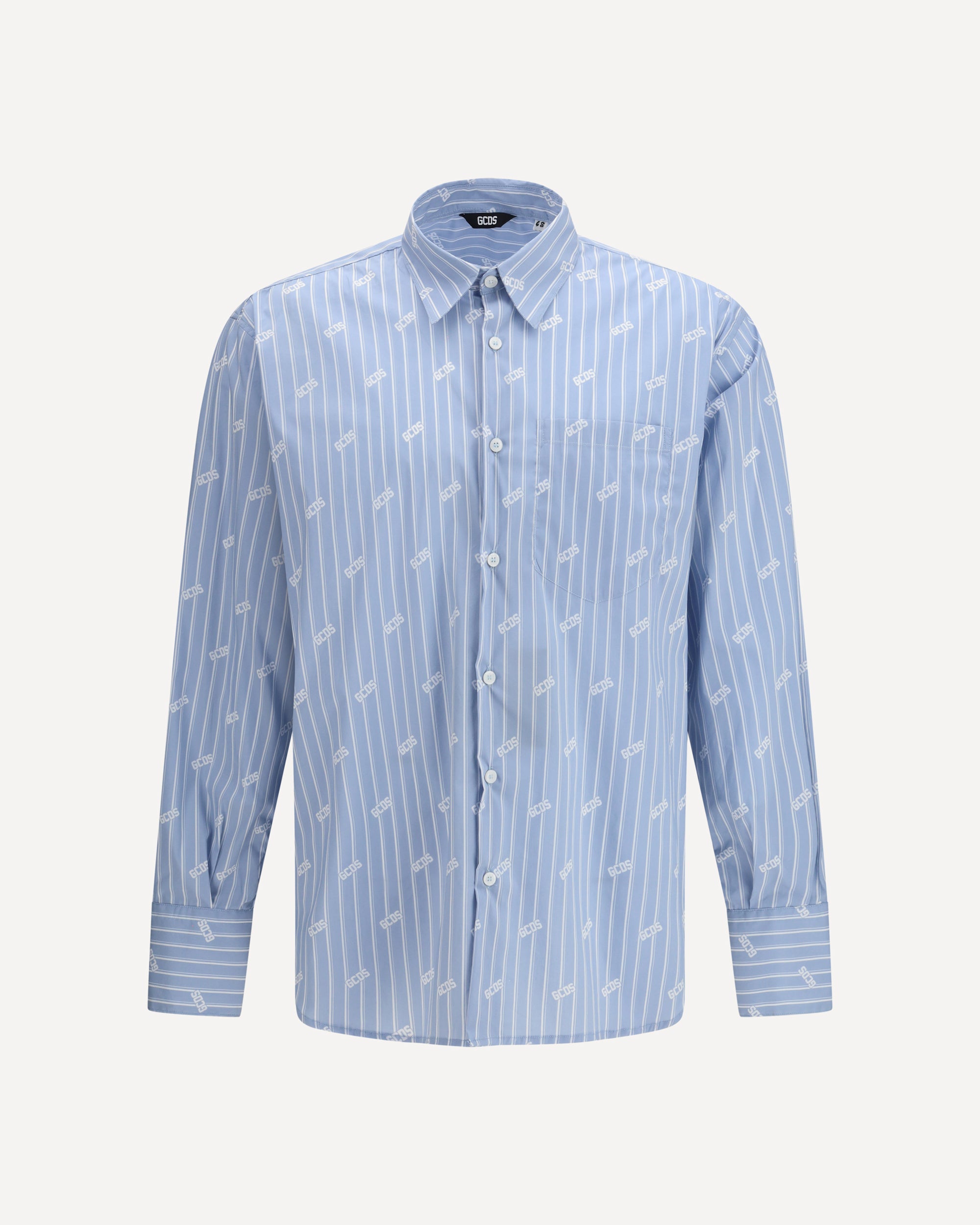GCDS Pinstripe Logo Shirt