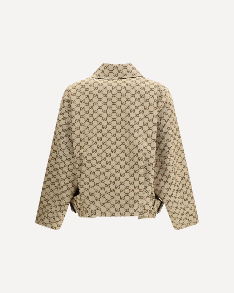 Gucci GG Canvas bomber Jacket, view 2