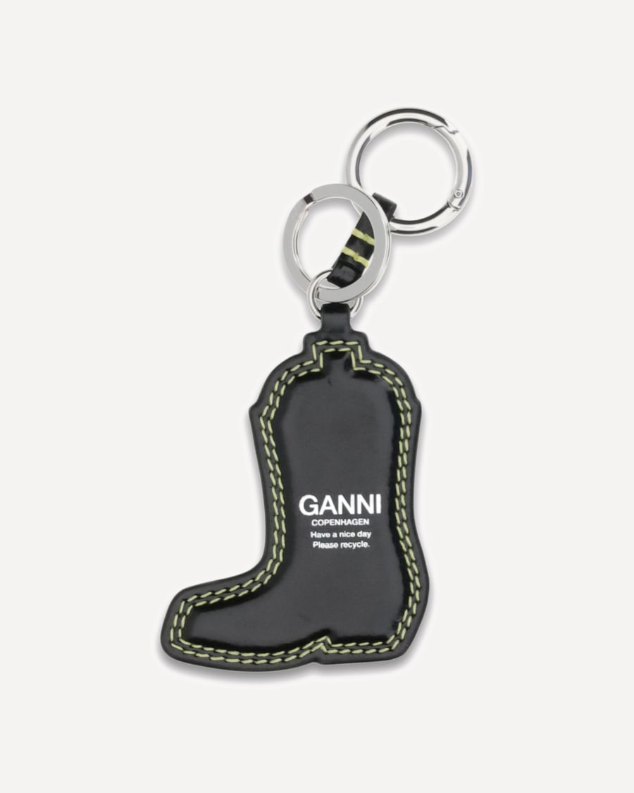 Ganni Western Boot Keyring, view 2