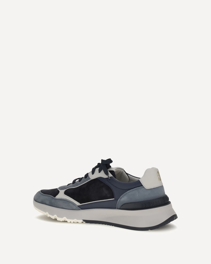 Brunello Cucinelli Leather Sneakers, view 2