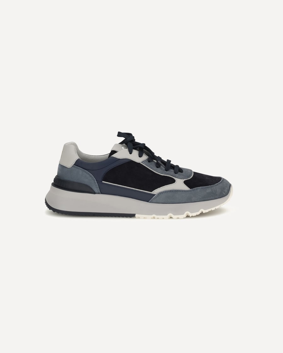 Brunello Cucinelli Leather Sneakers, view 3