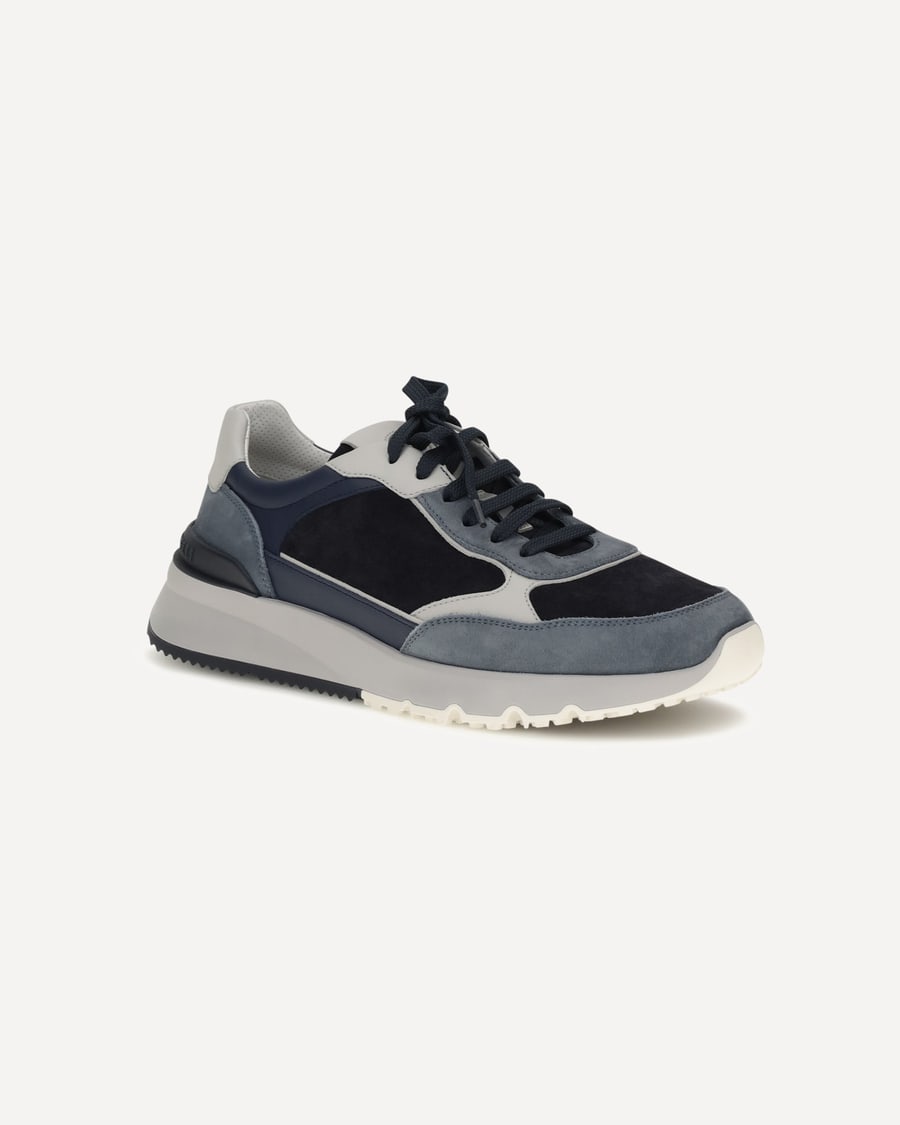 Brunello Cucinelli Leather Sneakers, view 4